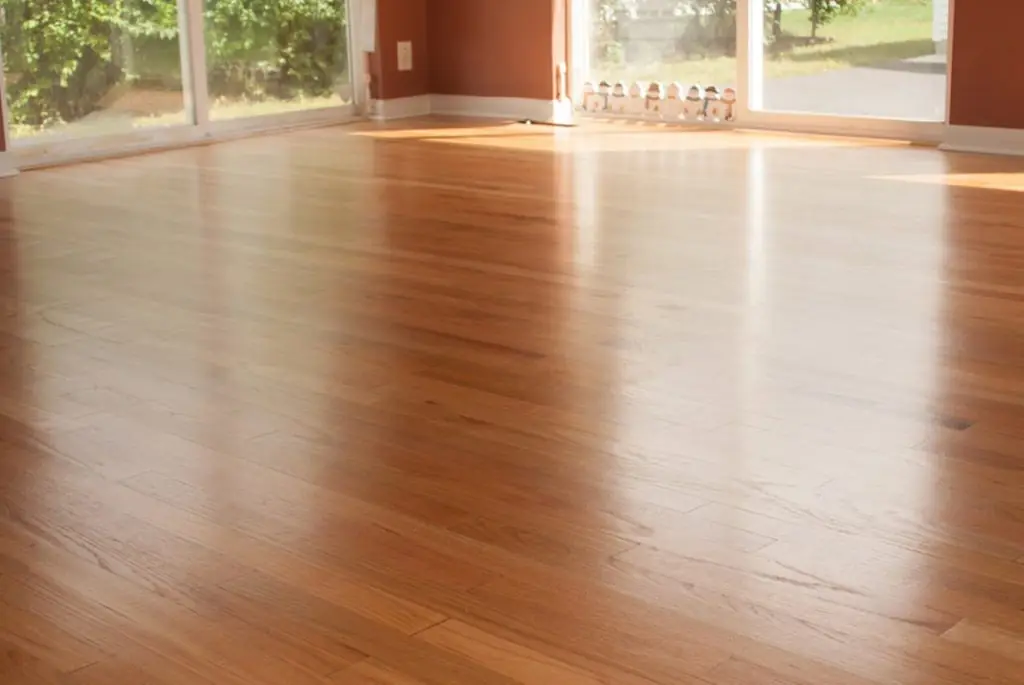 Restored hardwood floors in a 1935 Columbus home
