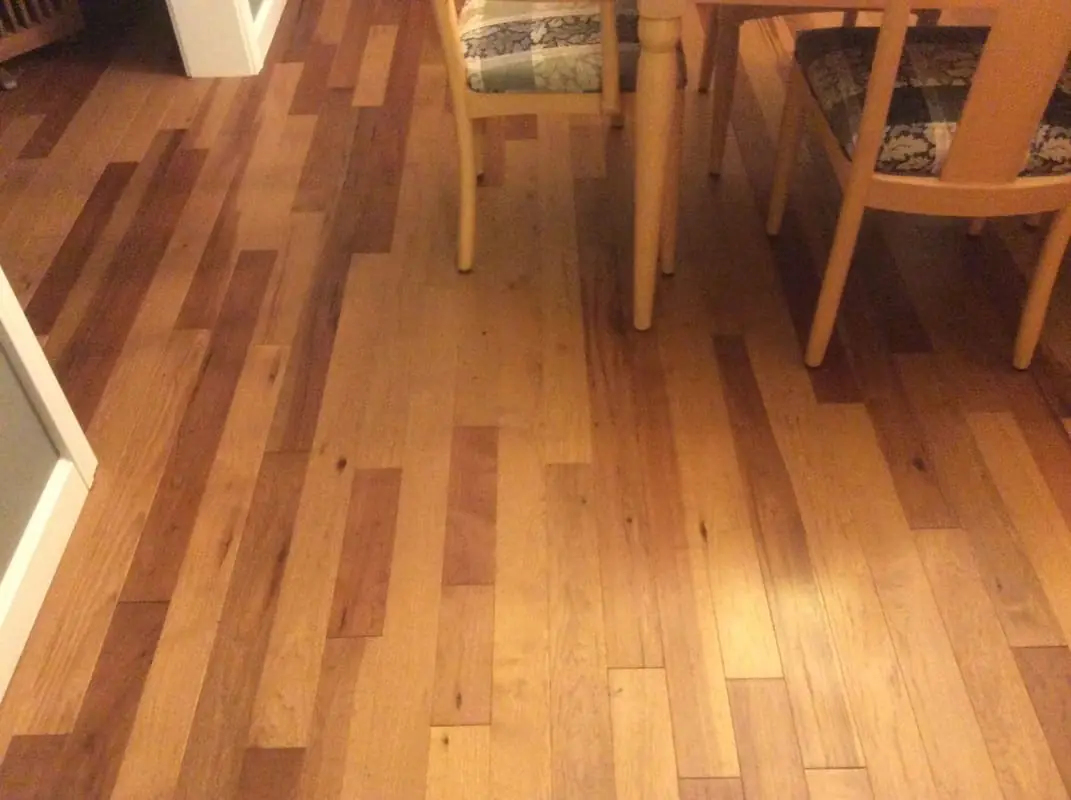 Hickory Kitchen Floor, Central Ohio
