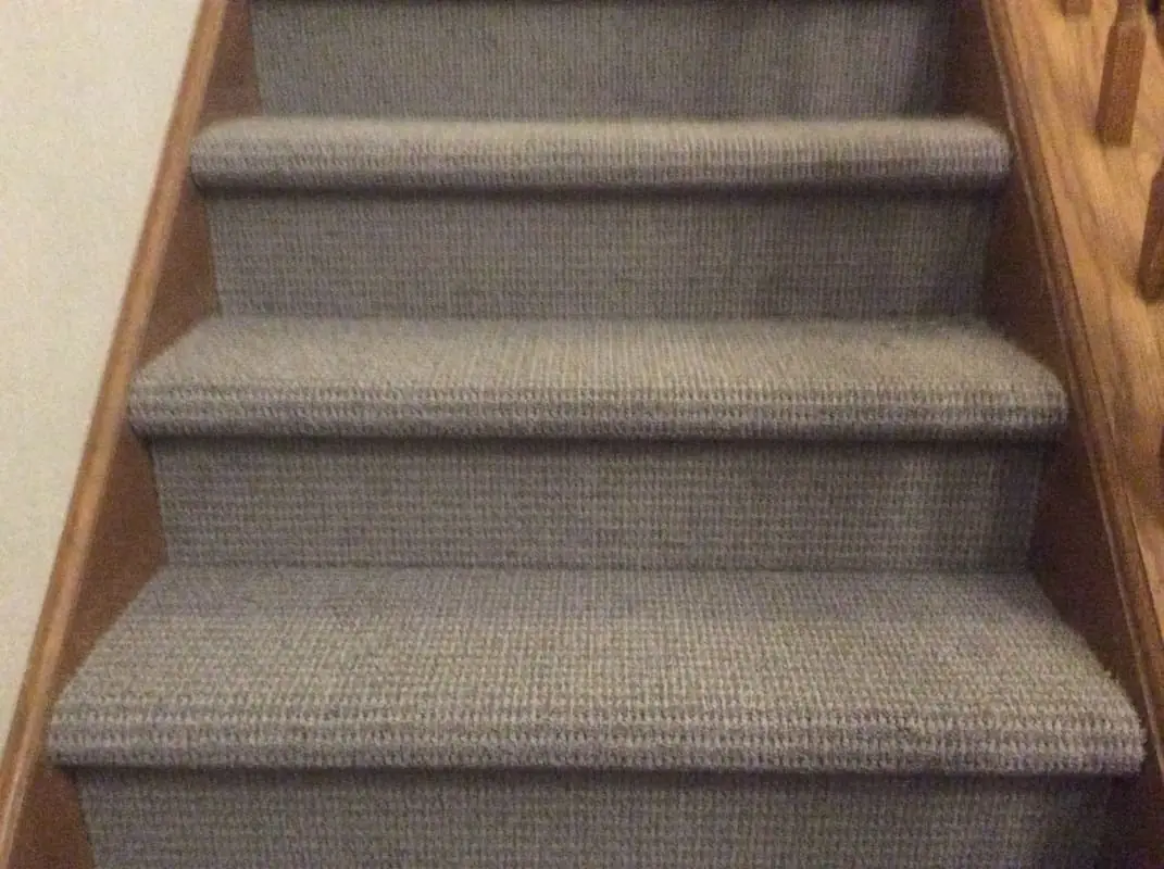Wrapped Carpet Stair Detail, Central Ohio
