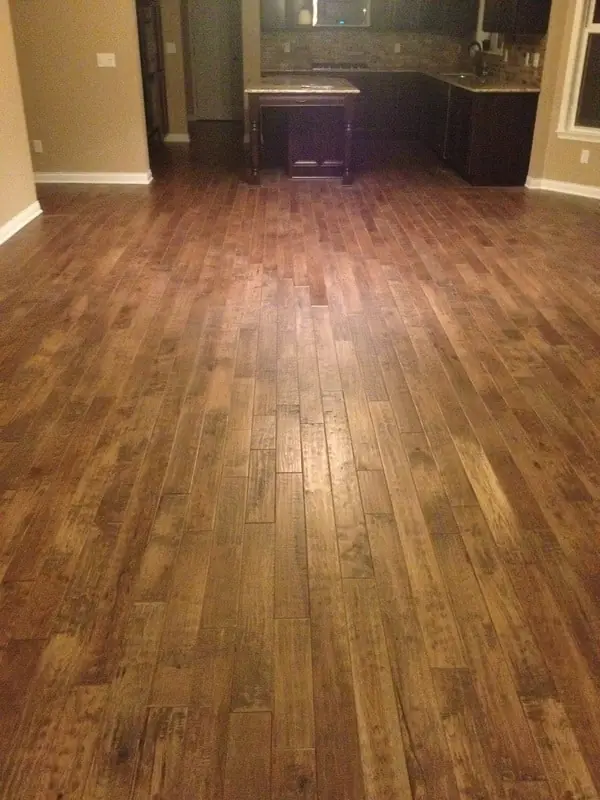 Dark Walnut Open-Plan Install, Central Ohio