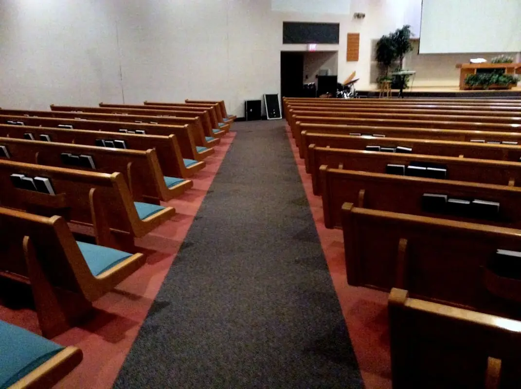 Commercial Carpet, Church Install, Central Ohio