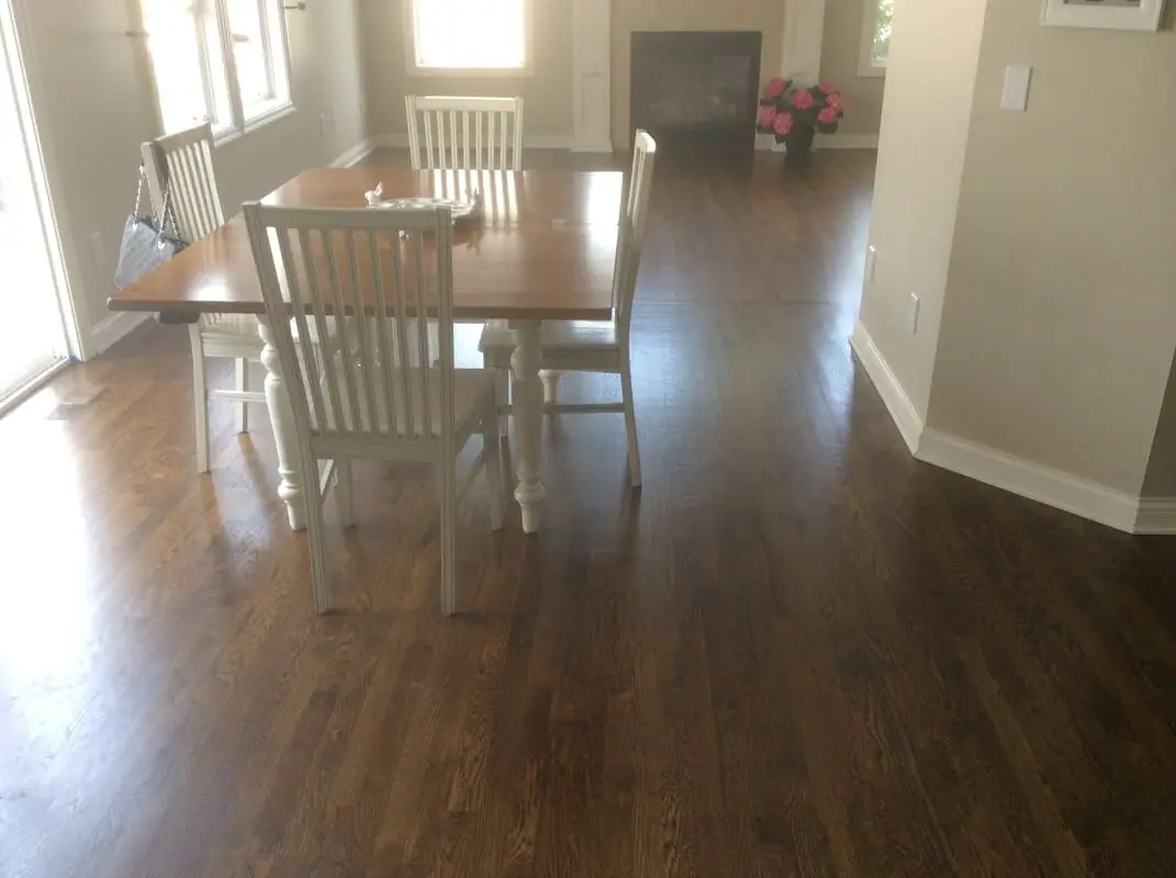 Stained Oak Dining Room, Central Ohio